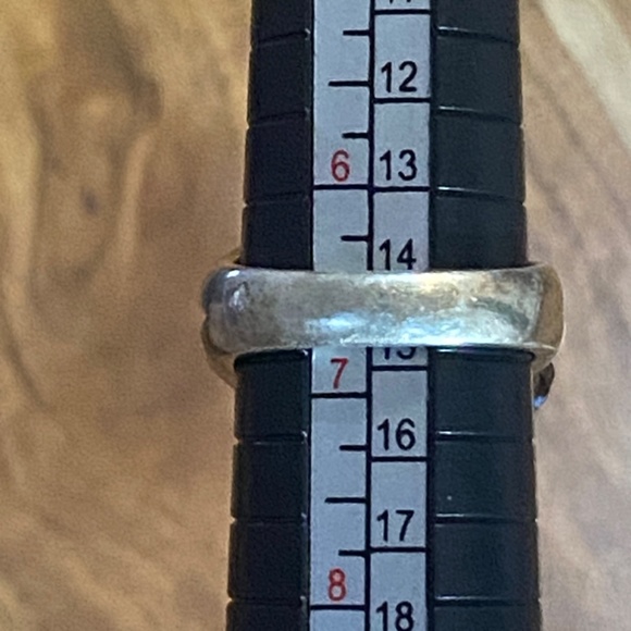 925 Sterling Silver & Faceted Smokey quartz Ring - Picture 6 of 16